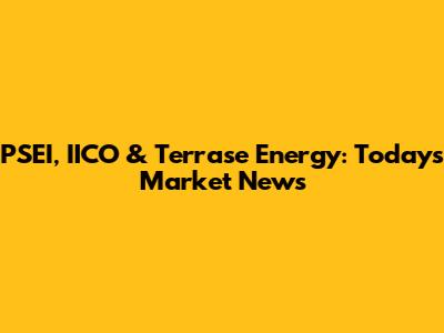 PSEI, IICO & Terrase Energy: Today's Market News